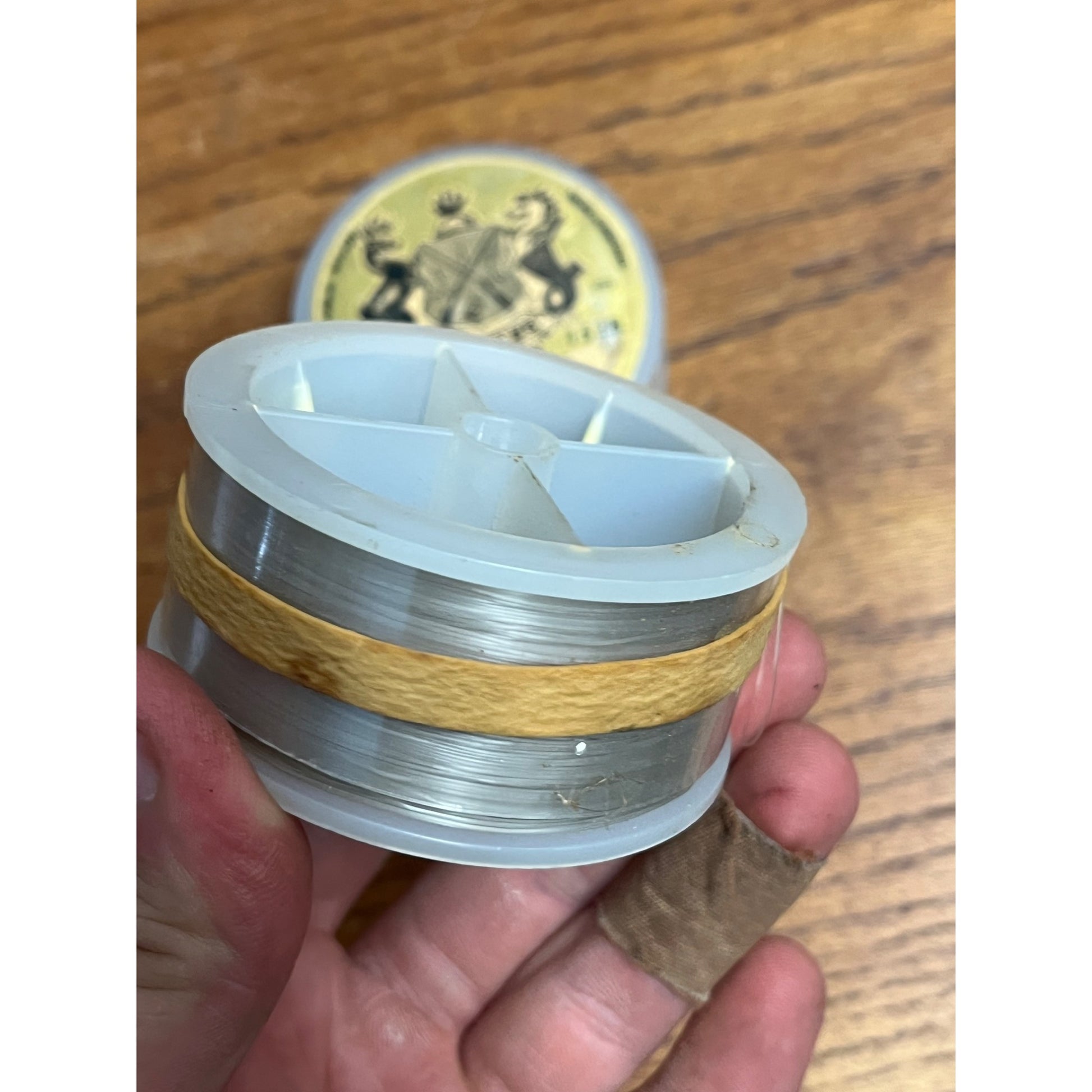 Vintage Herter's Pylon Monofilament Fishing Line Lot (2) 100 Yard Spools Plastic