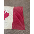 Vintage 1960s Canada  3' x 5' Defiance Annin Flag 100% Cotton Bunting