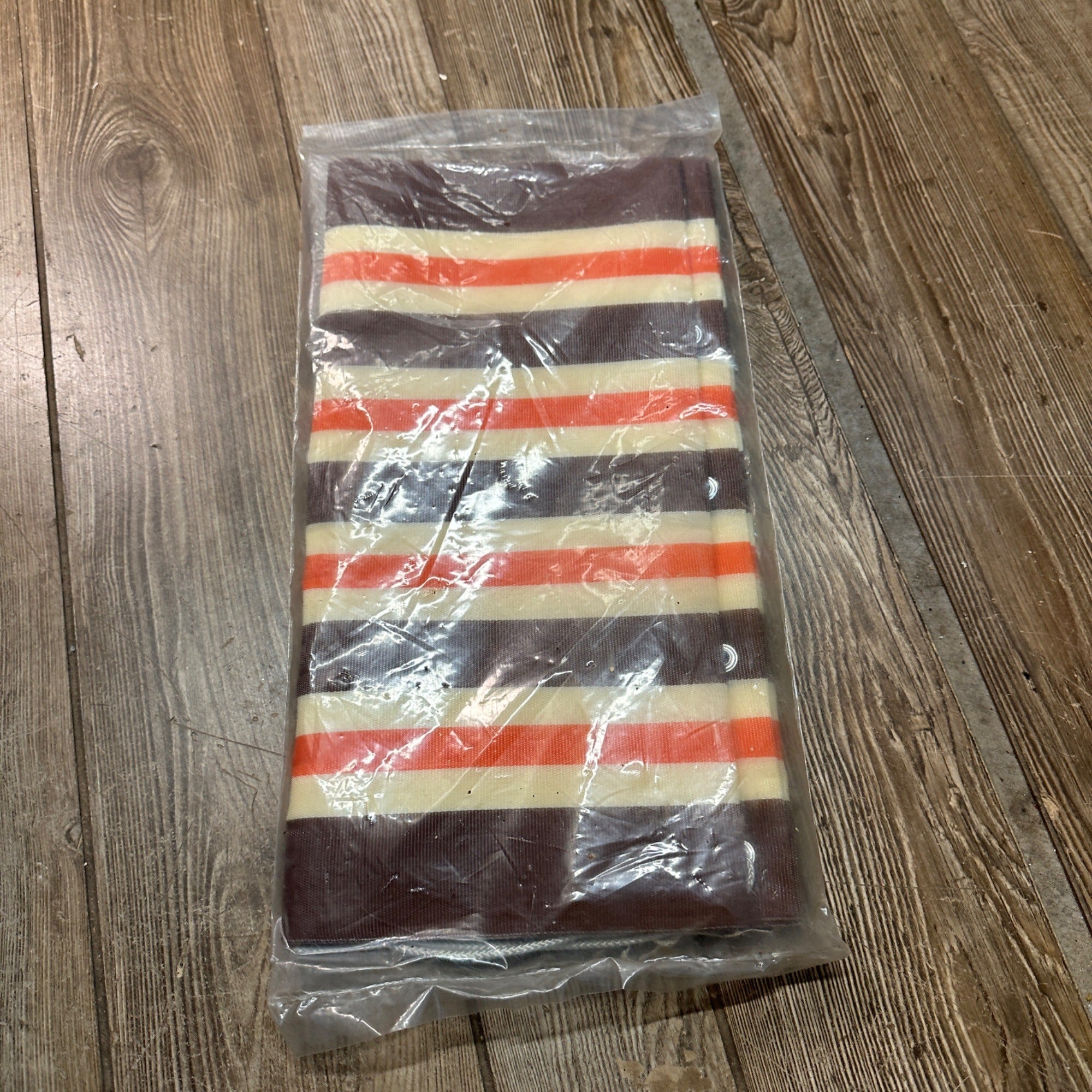 Renew A Chair Kwik Kit Foldable Chair Repair MCM Brown/White/Orange NOS New