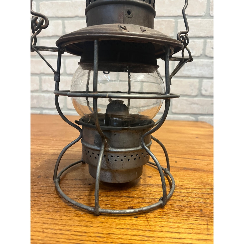 Original Chicago & Northwestern Railroad Kerosene Oil Lantern Adams Westlake 250