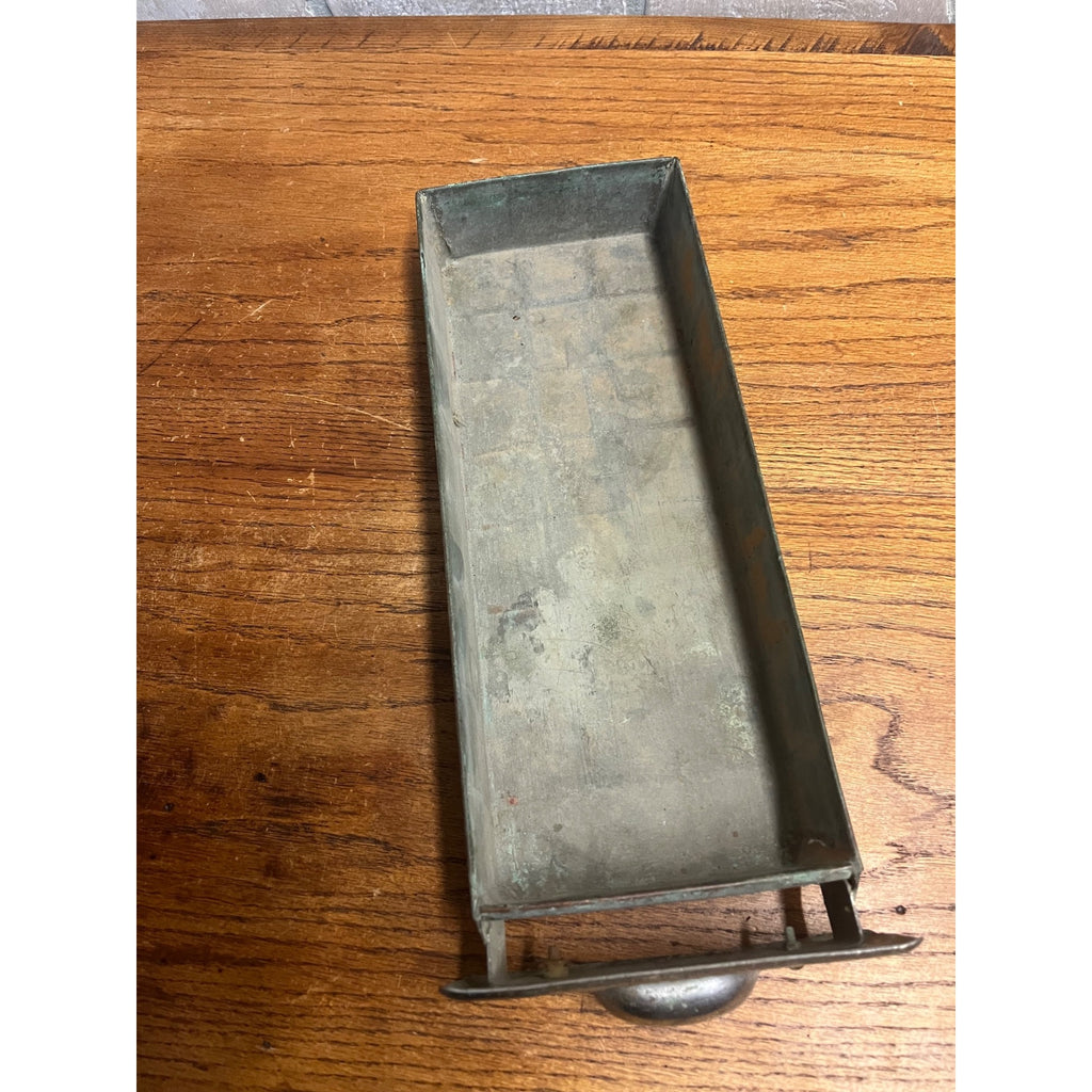 Antique Vintage Fridgedaire Ice Box Fridge Ice Tray Drawer Copper & Steel
