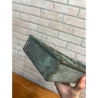 Antique Vintage Fridgedaire Ice Box Fridge Ice Tray Drawer Copper & Steel