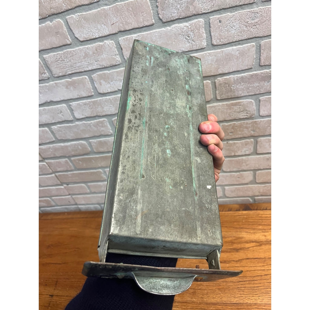 Antique Vintage Fridgedaire Ice Box Fridge Ice Tray Drawer Copper & Steel