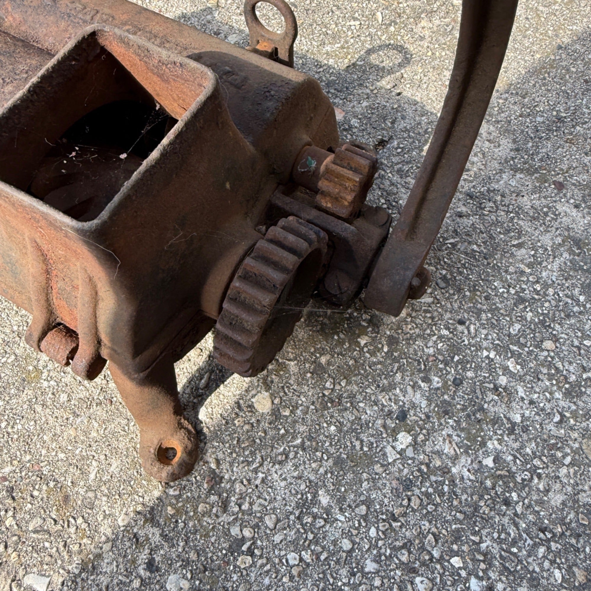 1859 Hand Crank Antique Cast Iron Bone/Meat Chopper Shredder Cutter Grinder