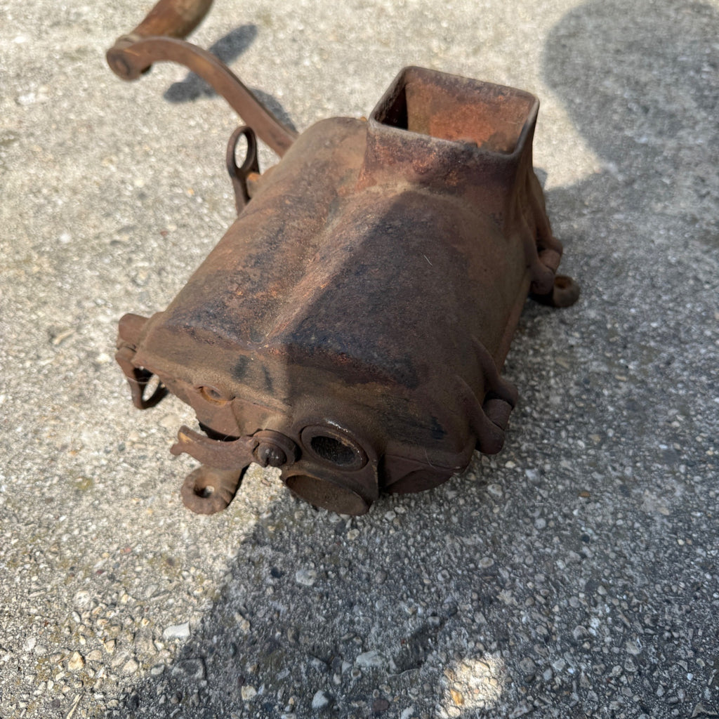 1859 Hand Crank Antique Cast Iron Bone/Meat Chopper Shredder Cutter Grinder