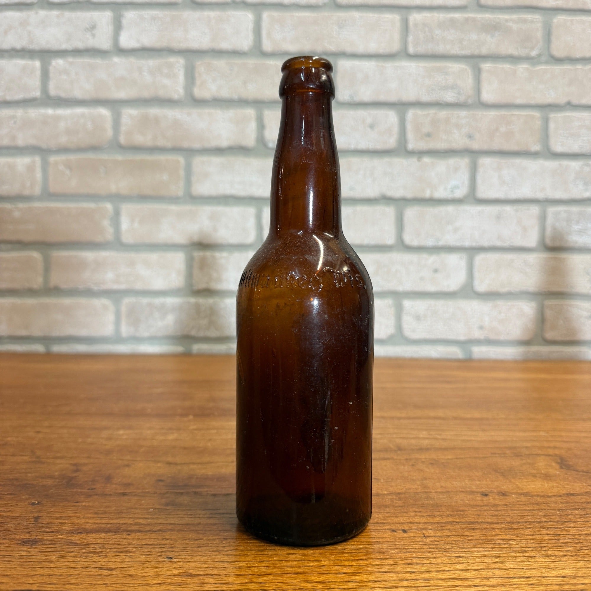Vintage Pre-Pro Cream City Brewing Co. Amber Brown Beer Bottle Milwaukee Wis