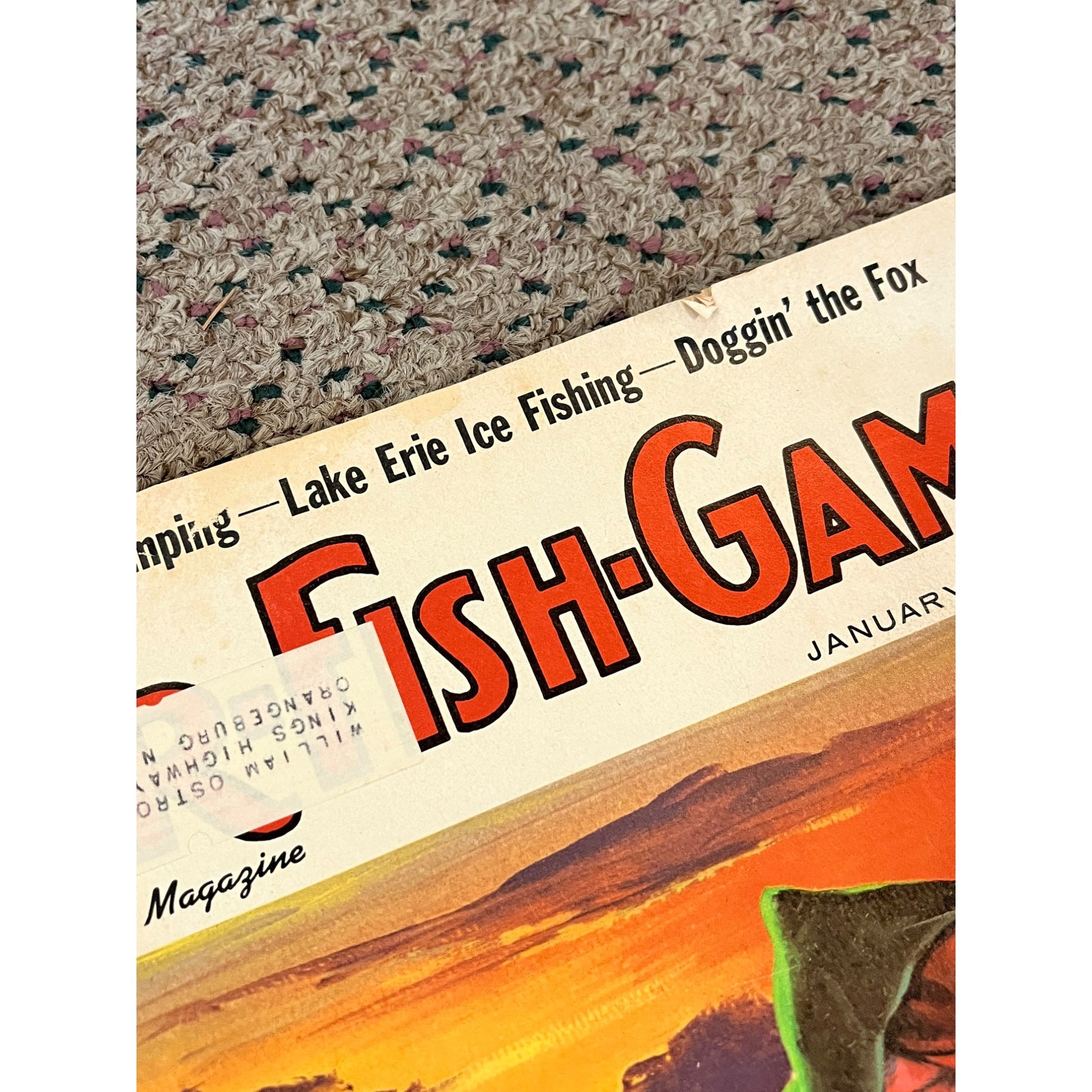 Vintage 1971 Fur, Fish, & Game Full Year Hunting Fishing Outdoorsman Magazines