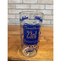 Vintage 1948 Gamble’s Department Store 23rd Anniversary Blue Logo Glass Tumbler