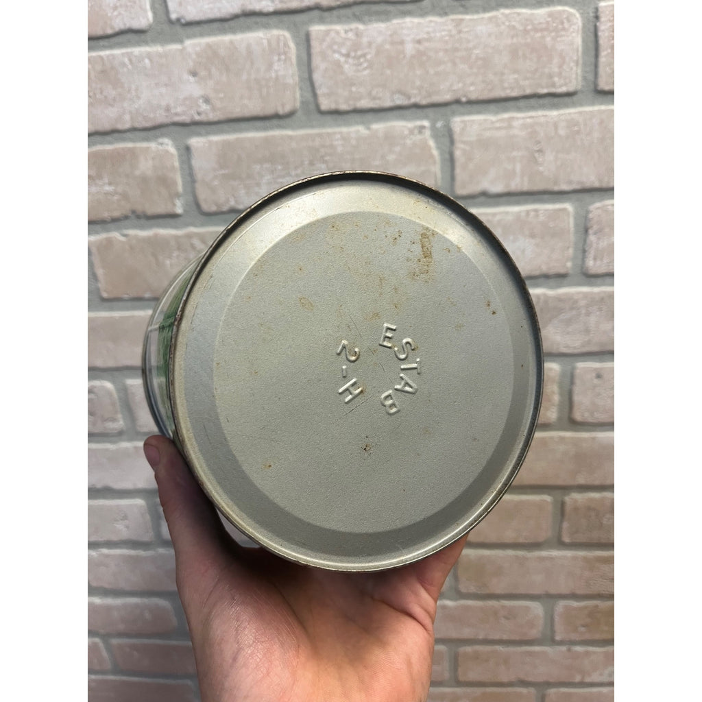 Vintage Armour Pure Lard Tin Lidded Pail / Advertising / Chicago / USA