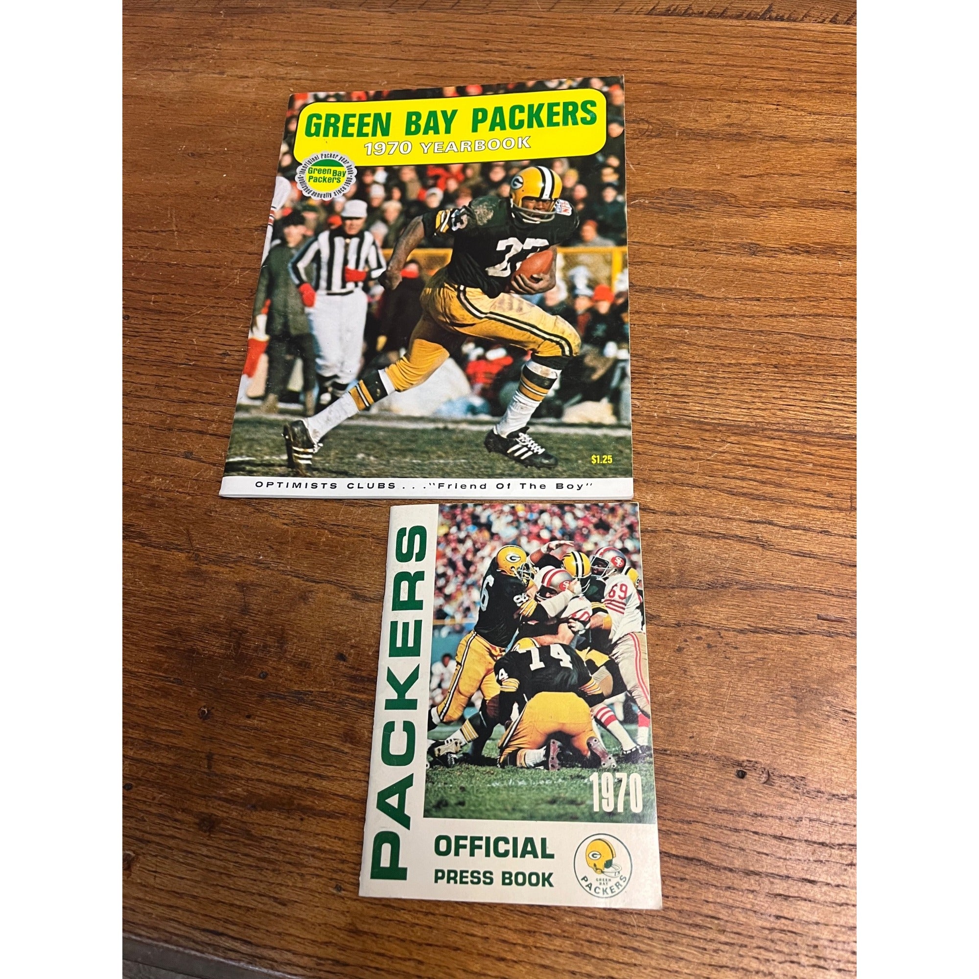 Vintage Green Bay Packers 1970 Yearbook & Press Media Guide Booklet