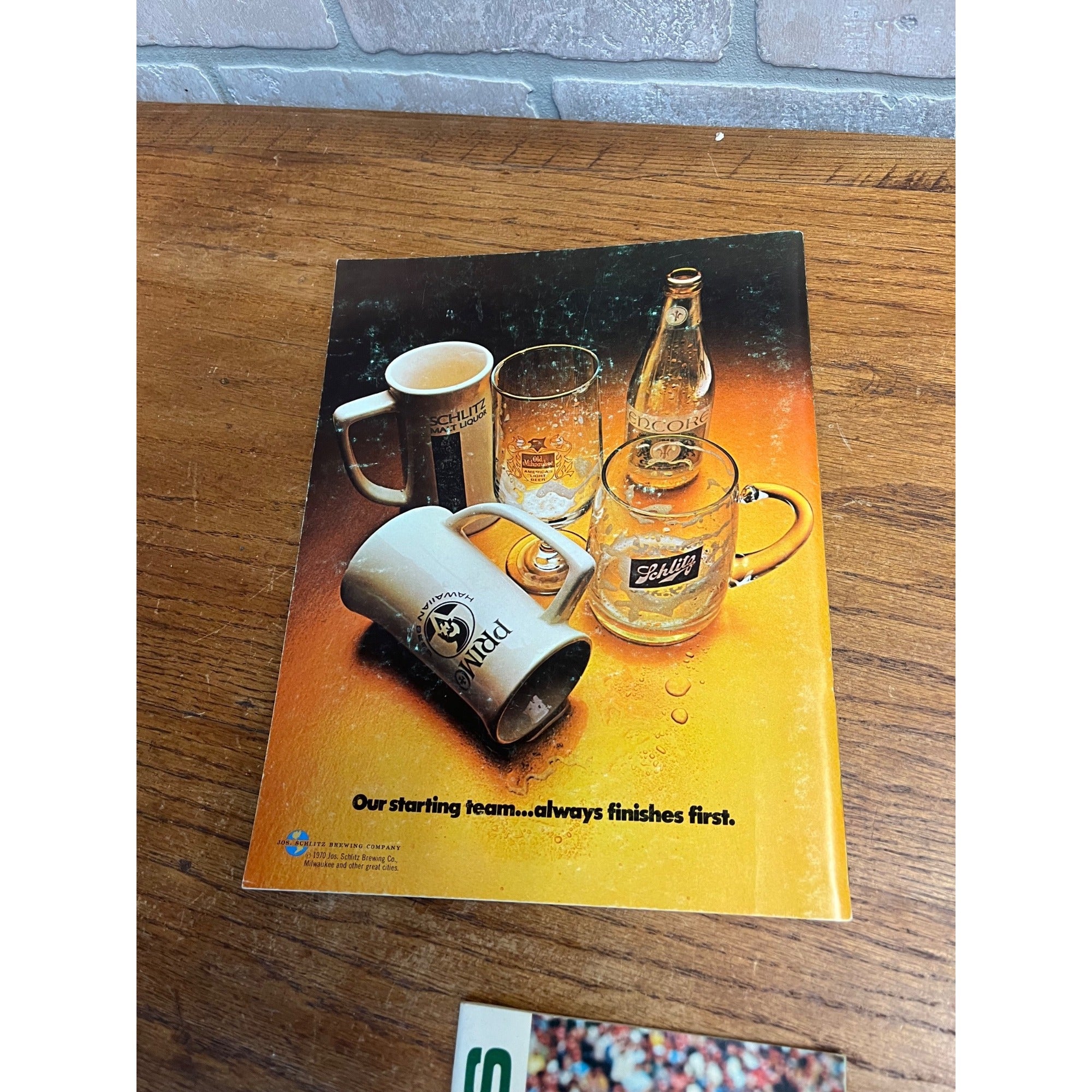 Vintage Green Bay Packers 1970 Yearbook & Press Media Guide Booklet