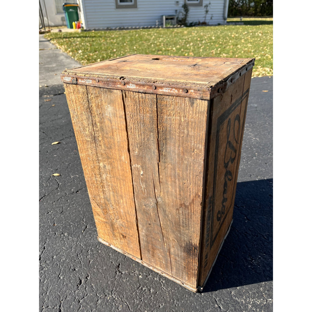 Vintage Blatz Beer Prohibition Era Soda Wooden Crate Case Box Milwaukee Wis
