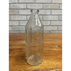 Vintage 1950s Pyrex Glass Baby Bottle 8oz Hexagonal Nursing Bottle Embossed