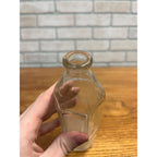 Vintage 1950s Pyrex Glass Baby Bottle 8oz Hexagonal Nursing Bottle Embossed