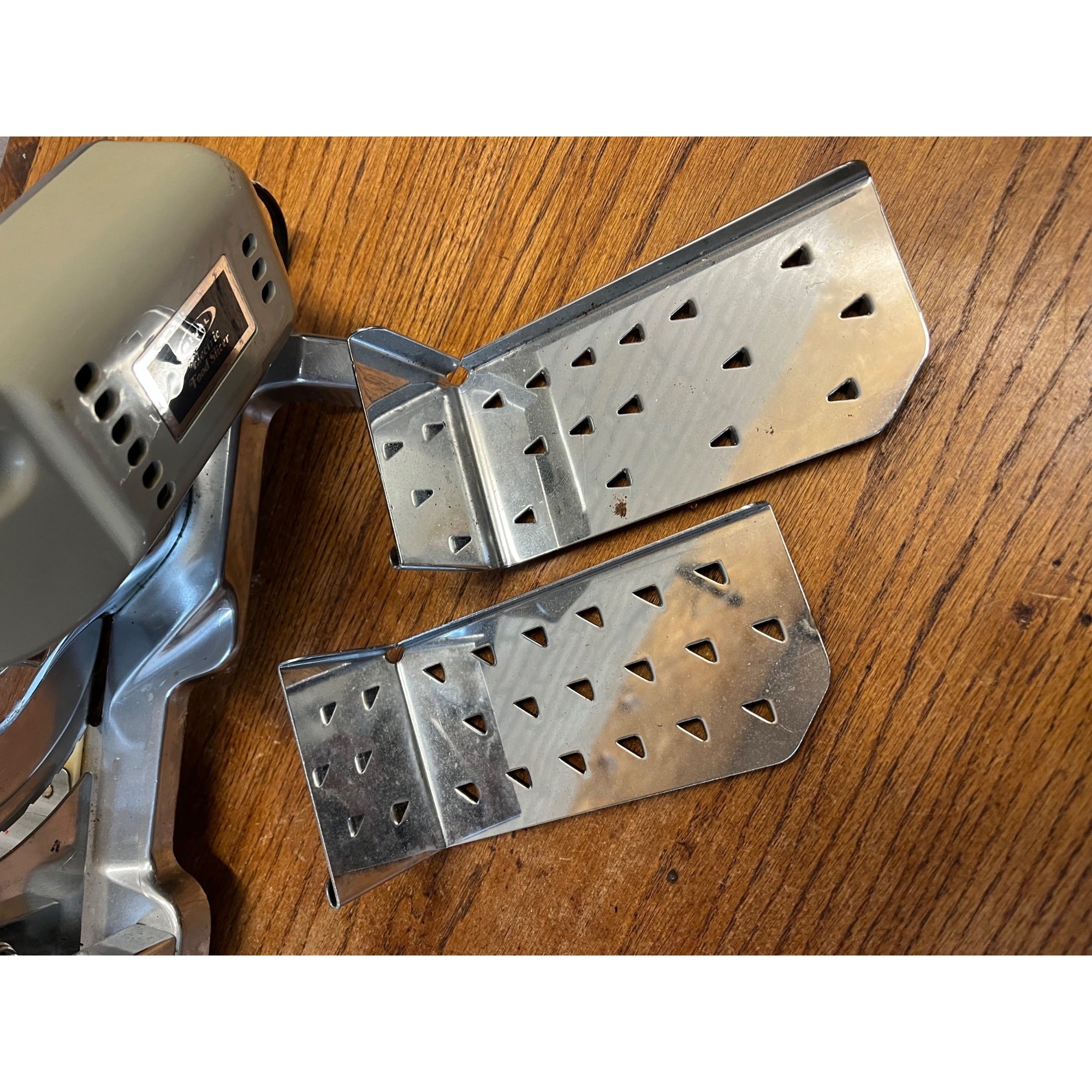 Vintage Rival Chrome Electric Meat Cheese Food Slicer Model 1101E/5 Tested Works