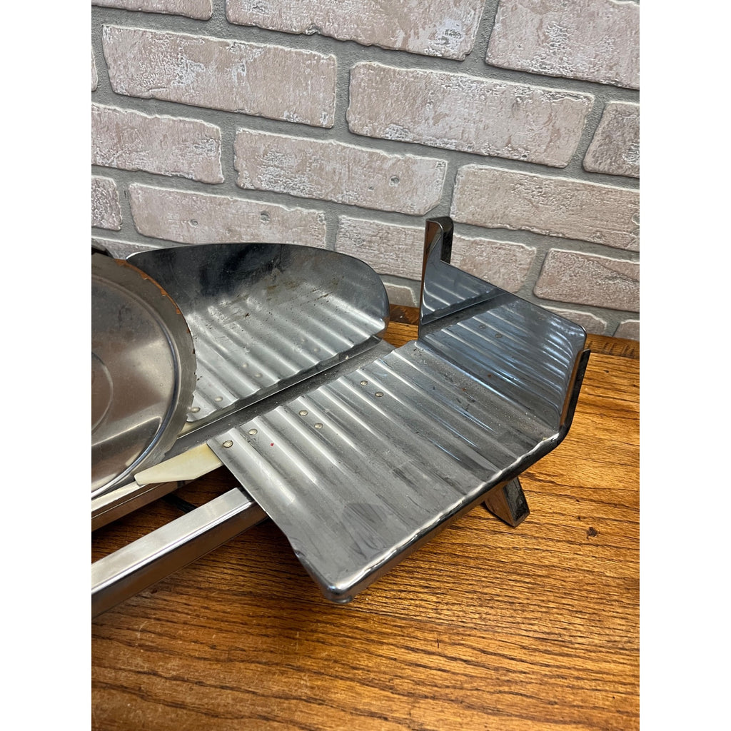 Vintage Rival Chrome Electric Meat Cheese Food Slicer Model 1101E/5 Tested Works