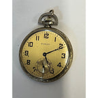 RARE Vintage Dudley Masonic Pocket Watch Size 12 19 Jewel Model 2 14KGF