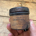 Antique Gentian Eli Lilly Extract Pharmaceutical Druggist Glass Jar w Label