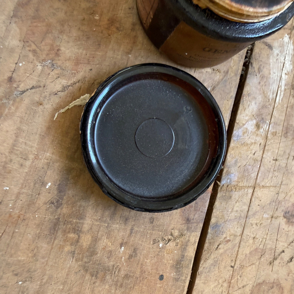 Antique Gentian Eli Lilly Extract Pharmaceutical Druggist Glass Jar w Label