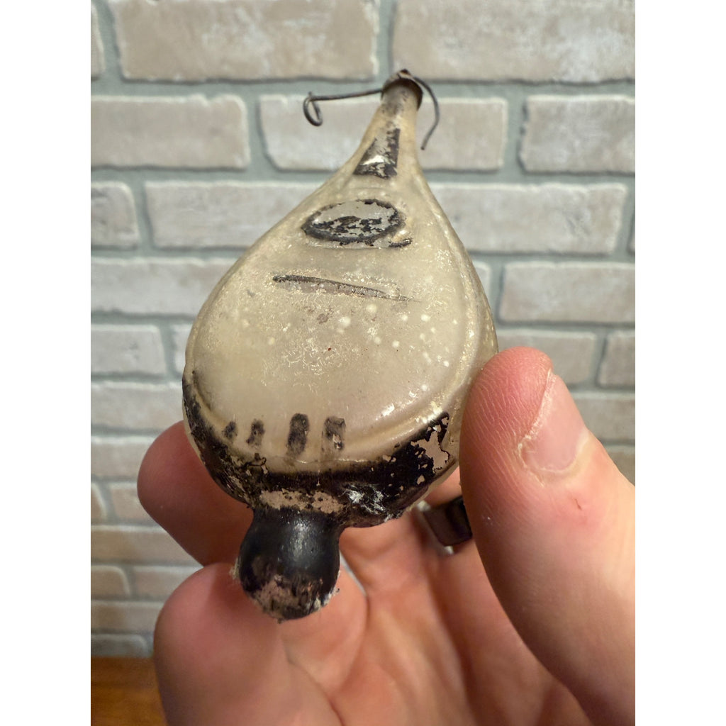 Antique German Mandolin Figural Instrument Christmas Ornament  3"