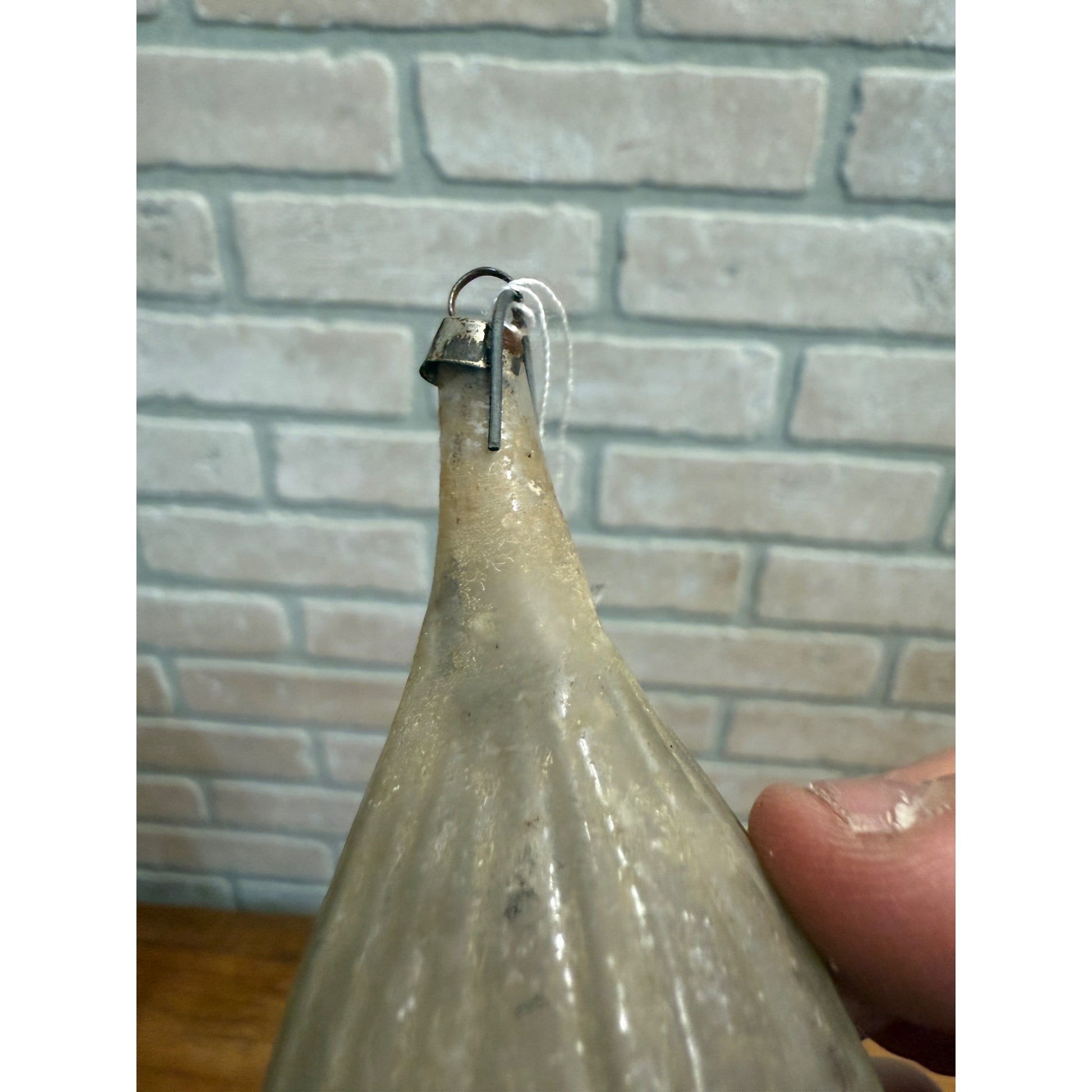 Antique German Mandolin Figural Instrument Christmas Ornament  3"