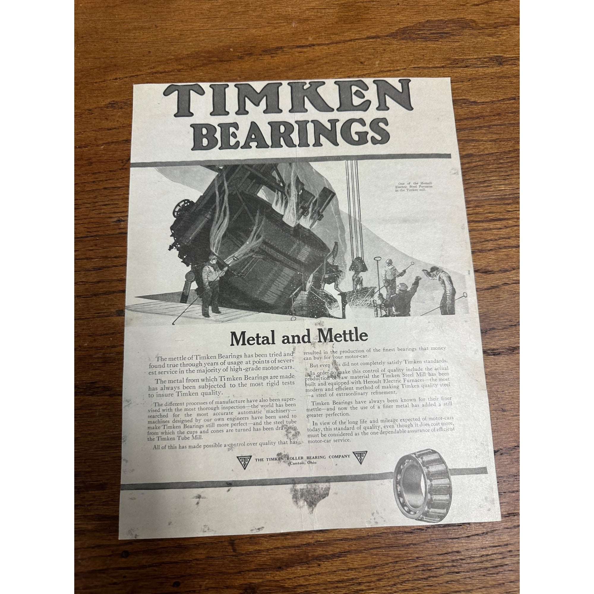 Vintage 1920s Firestone Tires Advertisement Sign Magazine Ad Dog & Boy Small Child