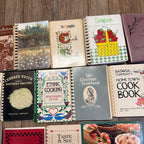 Vintage Lot Spiral Bound Cookbooks Recipe Booklets Local