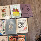 Vintage Lot Spiral Bound Cookbooks Recipe Booklets Local
