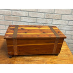 Antique 1920s Farley & Loetscher Cedar Chest Storage Keepsake Box Dubuque Iowa