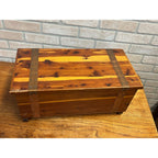 Antique 1920s Farley & Loetscher Cedar Chest Storage Keepsake Box Dubuque Iowa