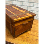Antique 1920s Farley & Loetscher Cedar Chest Storage Keepsake Box Dubuque Iowa