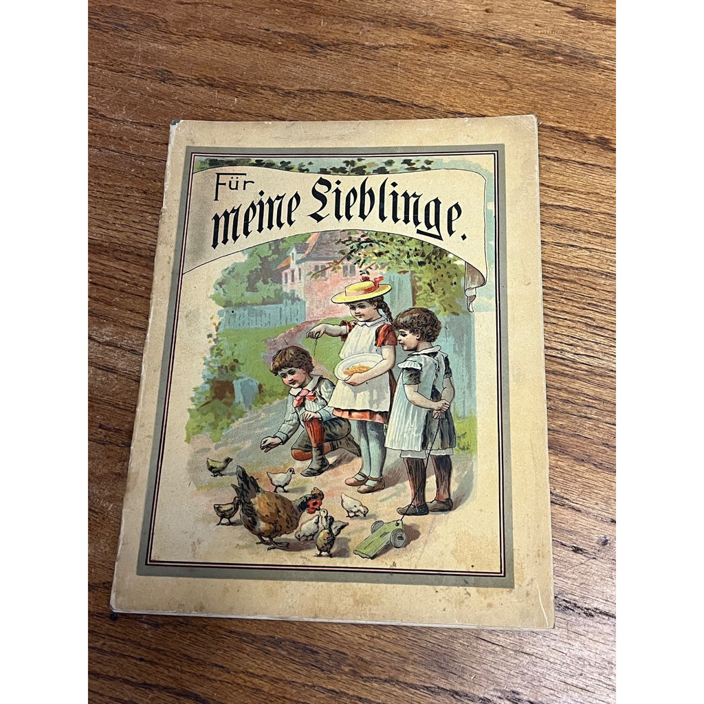 Antique German Childrens Book Für Meine Lieblinge Illustrated Victorian Jugendstil