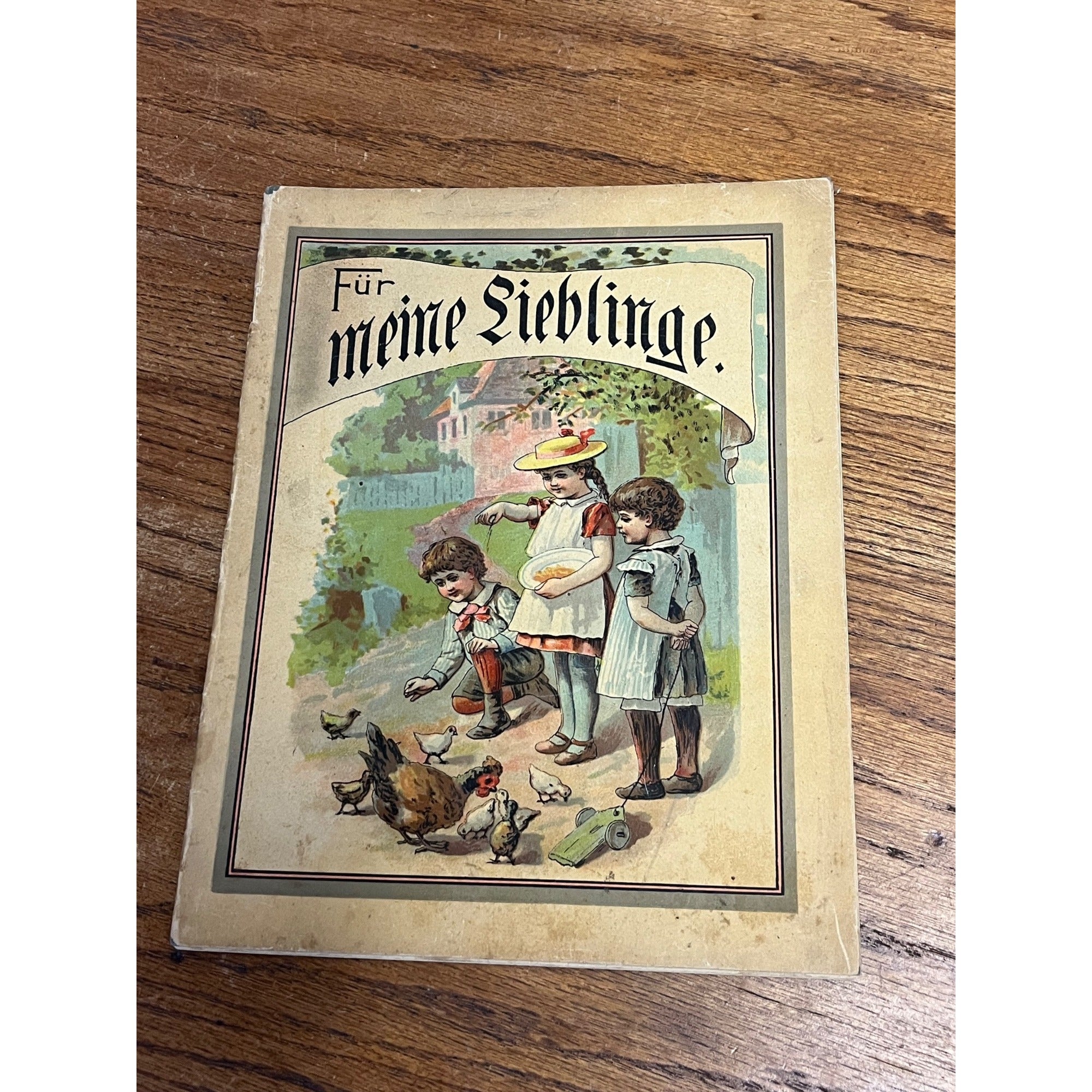 Antique German Childrens Book Für Meine Lieblinge Illustrated Victorian Jugendstil