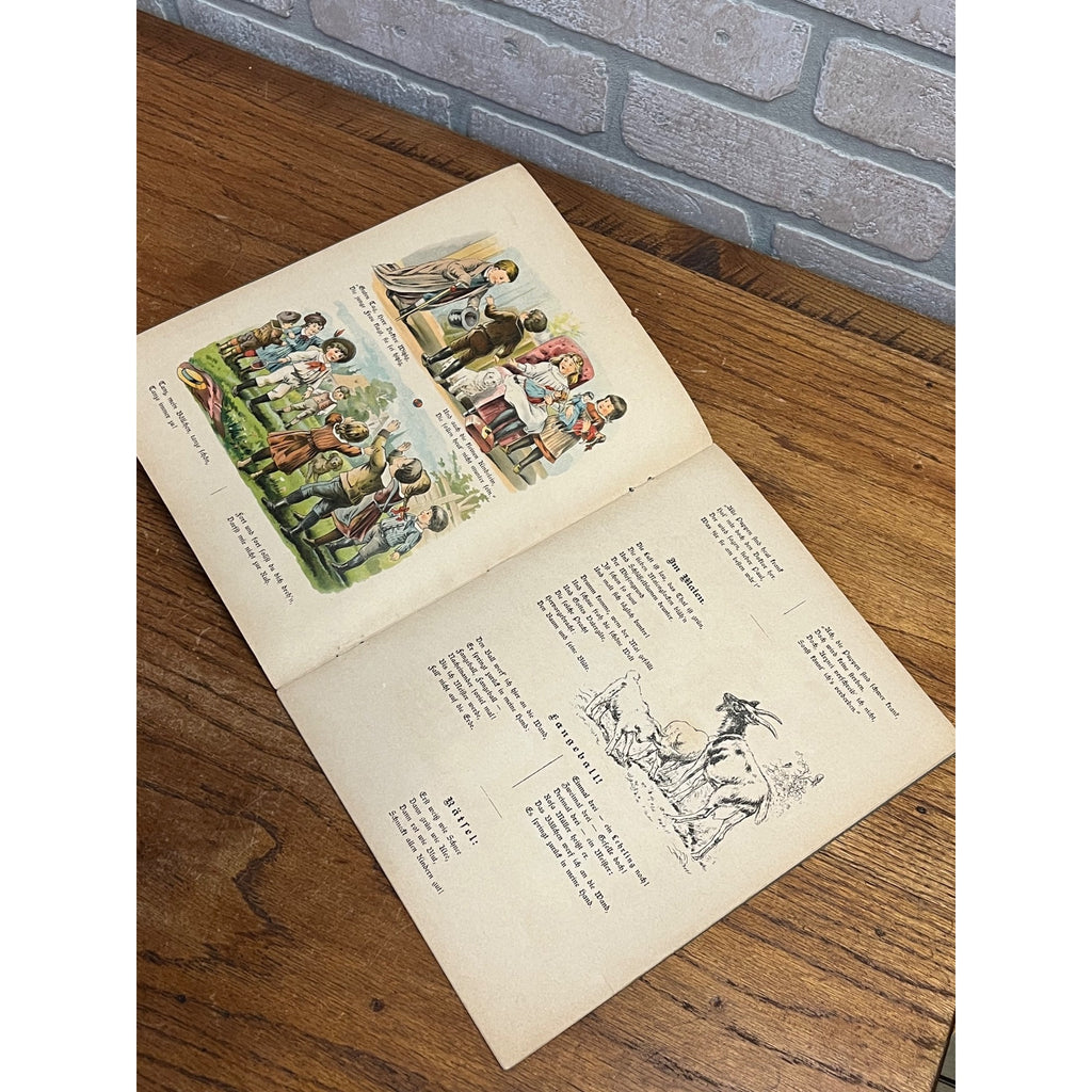 Antique German Childrens Book Für Meine Lieblinge Illustrated Victorian Jugendstil