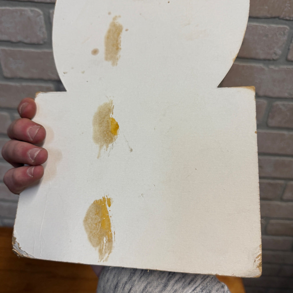 Vintage Bonny Weans Tots and Teens Children Hosiery Clothing Cardstock Advertising Sign