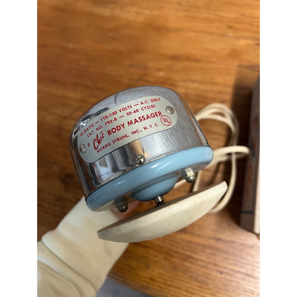 1950s Antique Vintage Electric Body Massager by Chic with Original Box Collectible