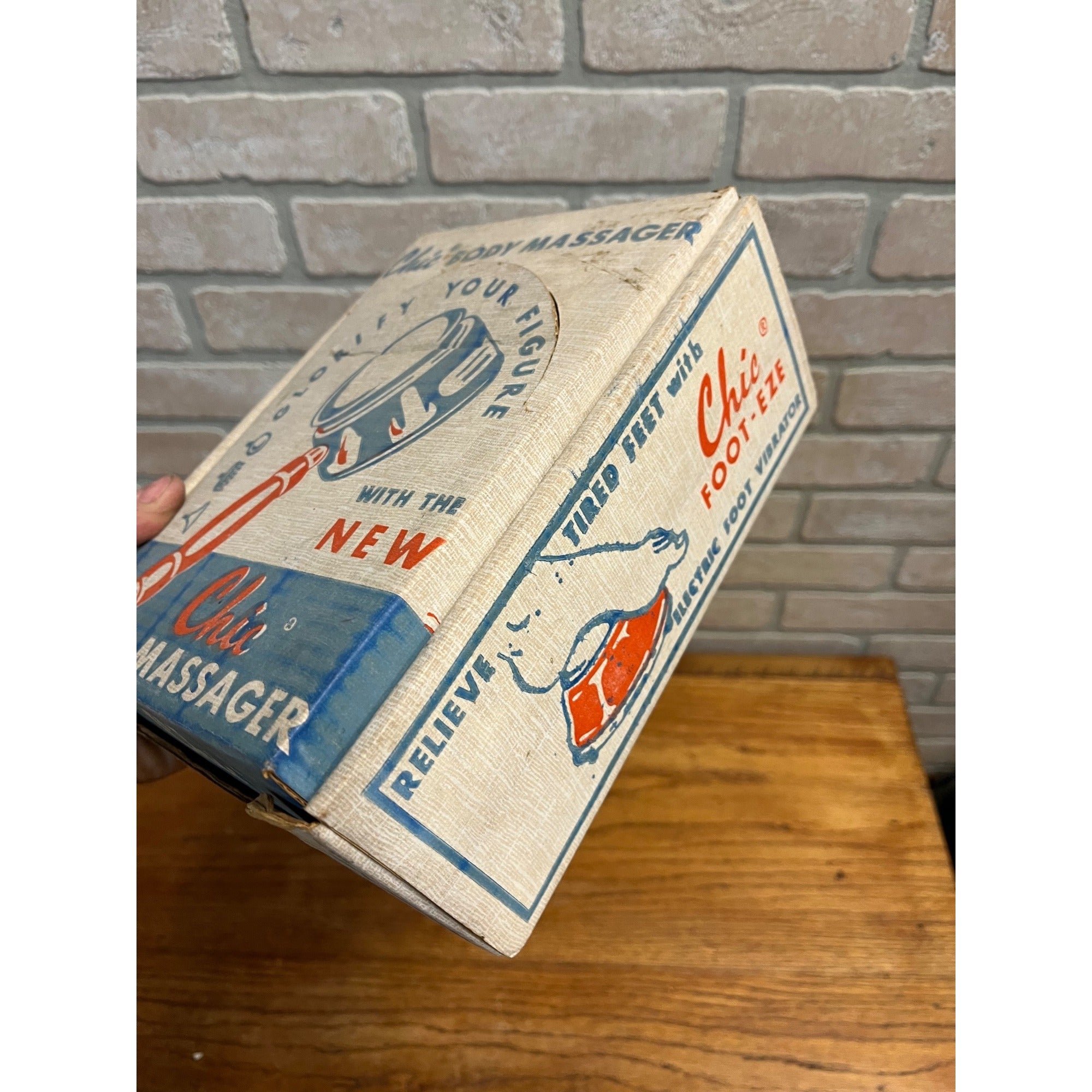 1950s Antique Vintage Electric Body Massager by Chic with Original Box Collectible