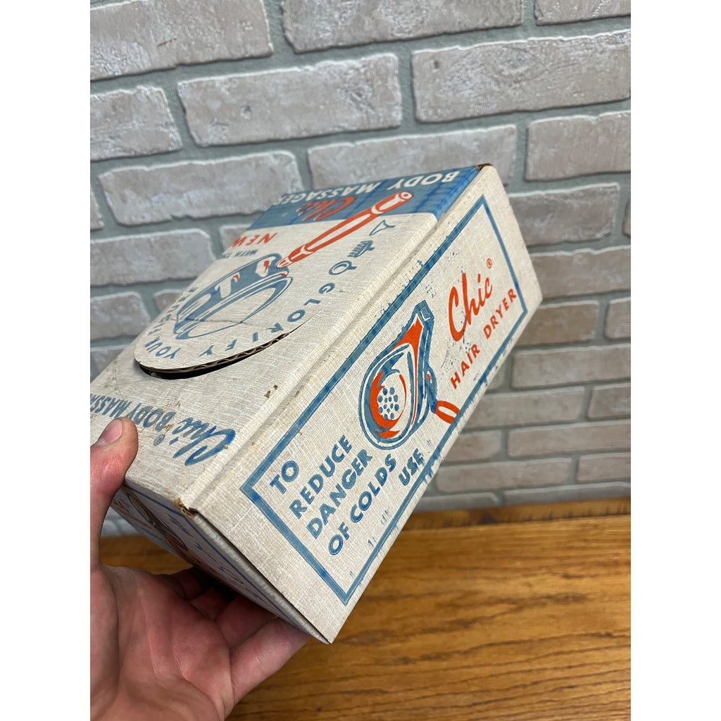 1950s Antique Vintage Electric Body Massager by Chic with Original Box Collectible