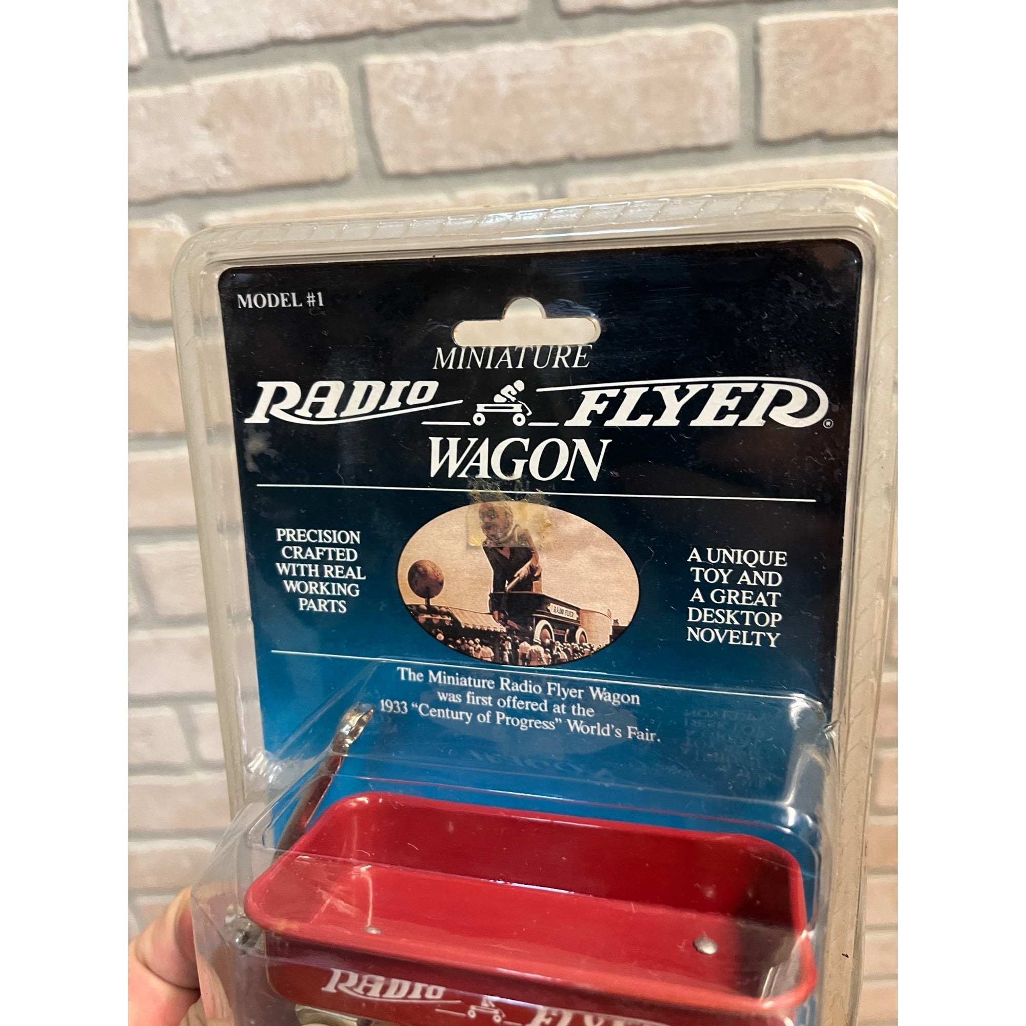 Radio Flyer Wagon Model #1 Vintage 1990 Miniature Mini Brand New Working Parts