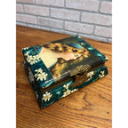 Antique 19th c. Victorian Celluloid Music Box Photo Album - Works