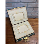 Antique 19th c. Victorian Celluloid Music Box Photo Album - Works