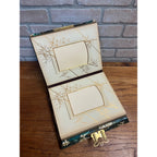 Antique 19th c. Victorian Celluloid Music Box Photo Album - Works