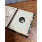 Antique 19th c. Victorian Celluloid Music Box Photo Album - Works