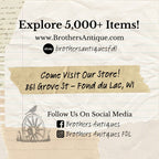 Antique 19th c. Victorian Celluloid Music Box Photo Album - Works