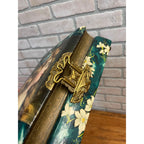 Antique 19th c. Victorian Celluloid Music Box Photo Album - Works