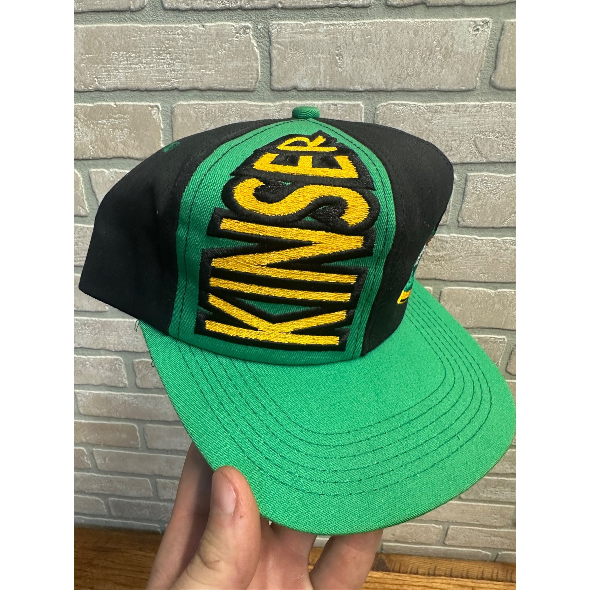 Vintage 80s Retro Steve Kinser #11 Snapback Trucker Hat Quaker State Racing NEW