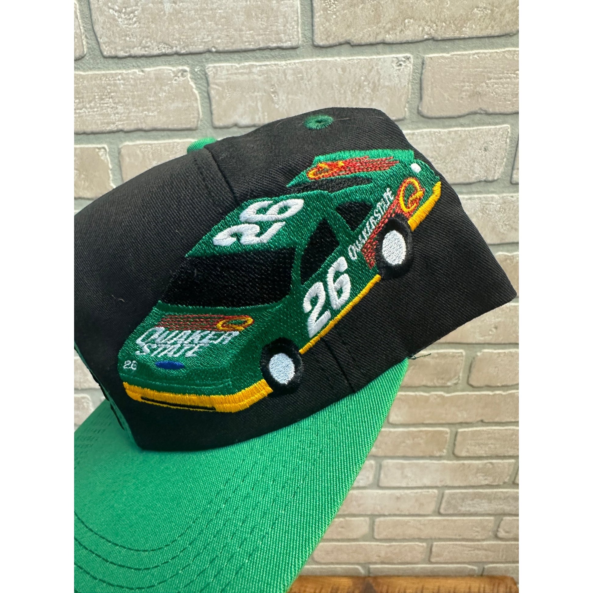 Vintage 80s Retro Steve Kinser #11 Snapback Trucker Hat Quaker State Racing NEW