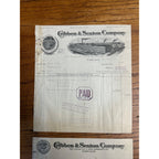 Cribben & Sexton Compan, Universal Stoves Furnaces Chicago Invoice Letterhead