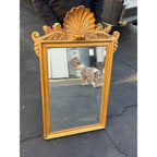Vintage Large Gold Frame Accent Mirror Hallway Uttermost Co. Hollywood Regency