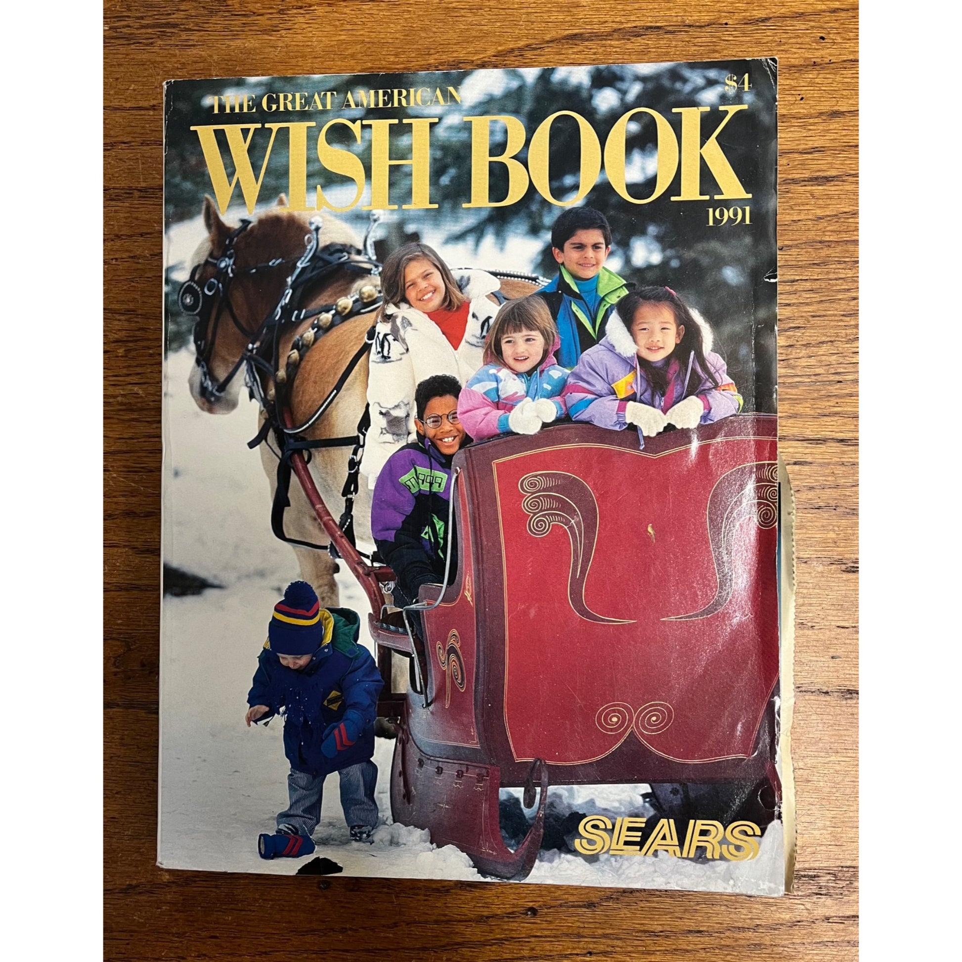 Vintage Catalog 1991 Sears Christmas Wish Book